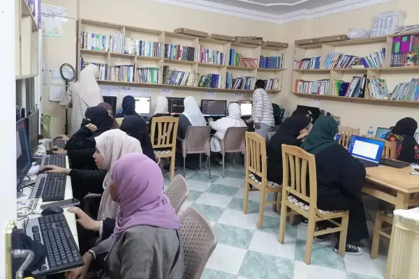 Sisters Vocational and Computer Class at Awate Library in Cairo, Egypt - Photo 4